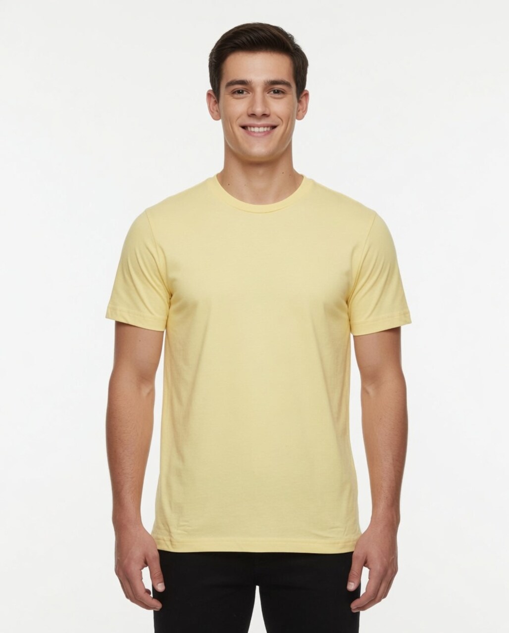 BELLA + CANVAS CVC Triblend Short Sleeve Crewneck T-Shirt for Custom Printing & Lightweight Casual Wear Tee